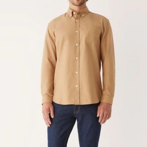 Frank and Oak Jasper Oxford Long Sleeve Button Down Shirt